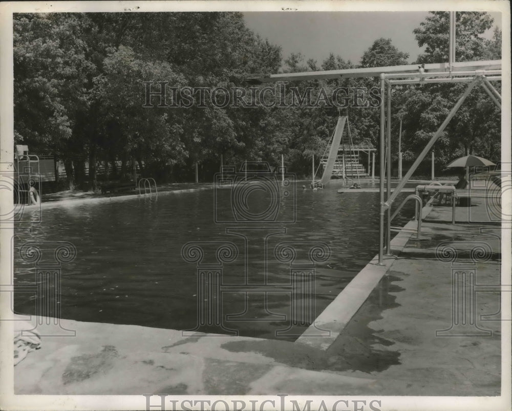 1953, Pool Facilities at Pearl Lake in Alabama - abna07370 - Historic Images