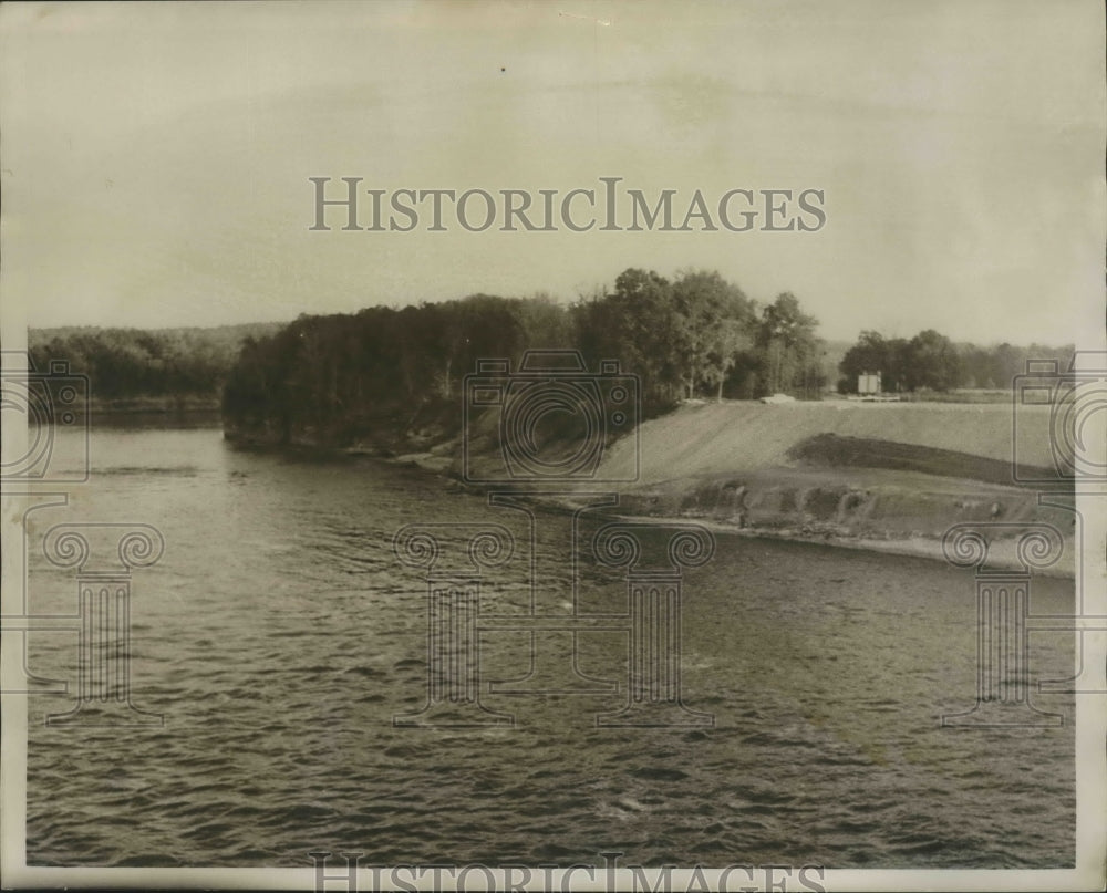 1963 Press Photo Walter F. George Dam in Alabama - abna07404 - Historic Images