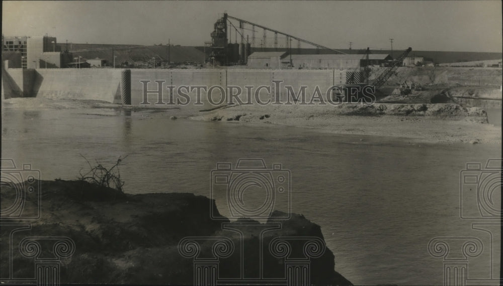 1963 Press Photo Walter F. George Lock, Dam Dedication Set, Alabama - abna07405 - Historic Images