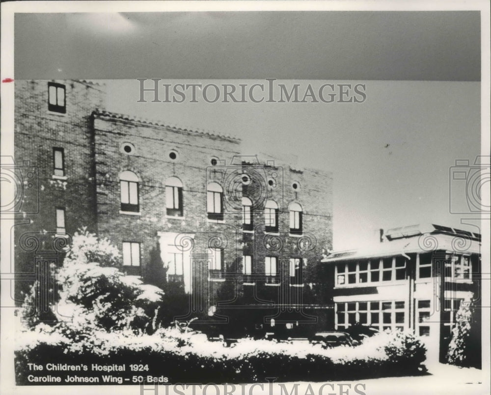 1924, Alabama-Caroline Johnson Wing of Children&#39;s Hospital. - Historic Images