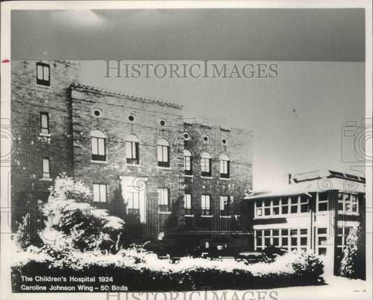 1924, Alabama-Caroline Johnson Wing of Children's Hospital. - Historic Images