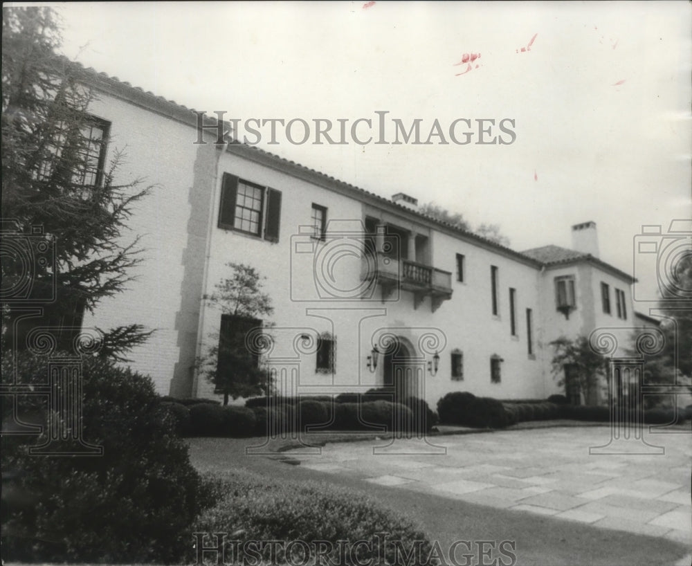 1977 Press Photo Woodward House, Residence of University of Alabama President - Historic Images