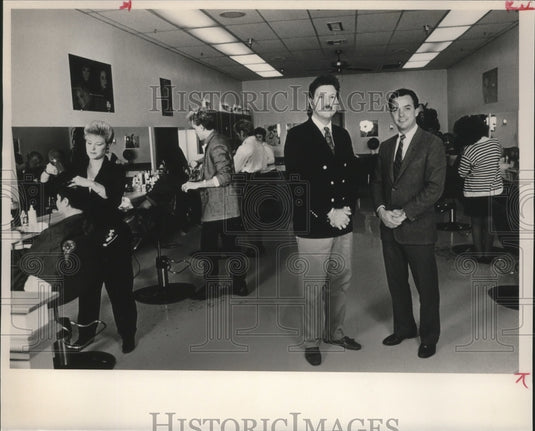 1988 Press Photo Alabama-Birmingham's 1st. Place Family Hair Care Center owners. - Historic Images