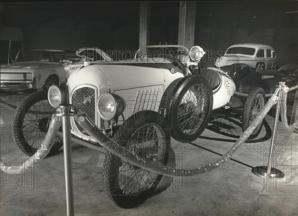 1982 Press Photo Alabama Motor Sports Hall of Fame car from 1919 Indy race. - Historic Images