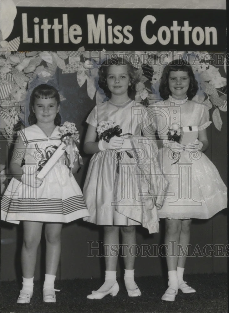 1959 Press Photo Alabama-Birmingham's Little Miss Cotton Winners. - abna07856-Historic Images