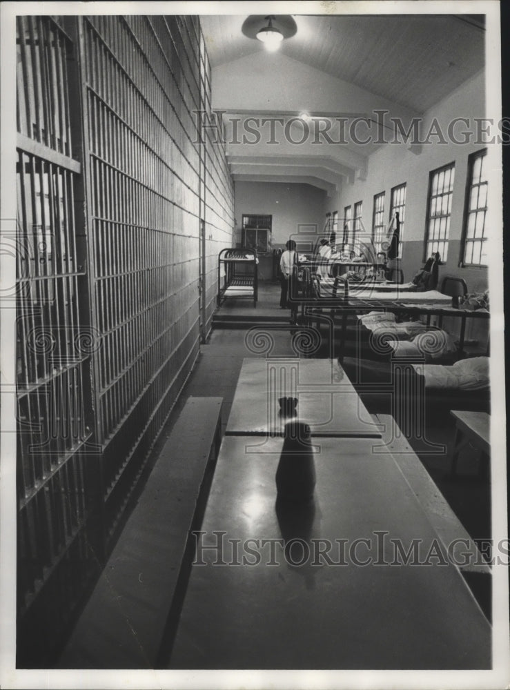 1978 Press Photo Women&#39;s Area in Birmingham City Jail, Alabama - abna07900 - Historic Images