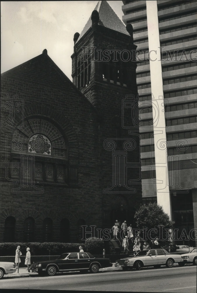 1983 Press Photo Alabama-Birmingham's downtown First United Methodist Church. - Historic Images