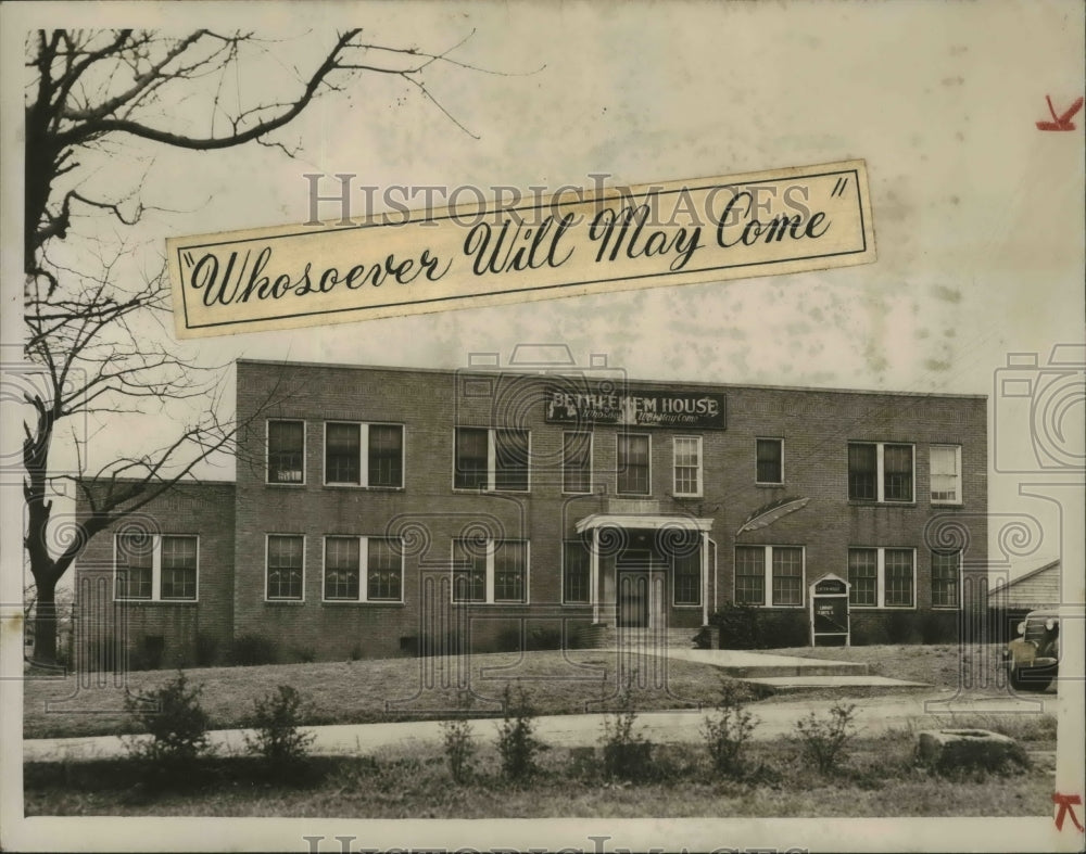 1948 Press Photo Alabama-Bethlehem House in Birmingham. - abna08021 - Historic Images