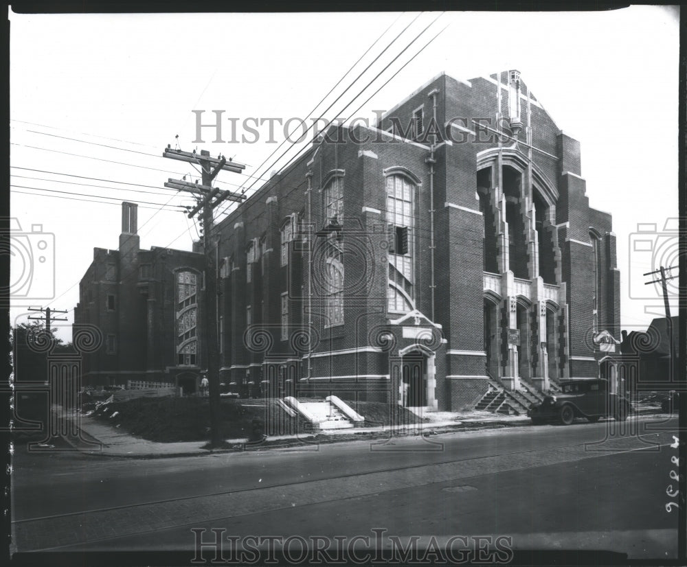 Press Photo Alabama-East Lake Baptist Church building in Birmingham. - Historic Images