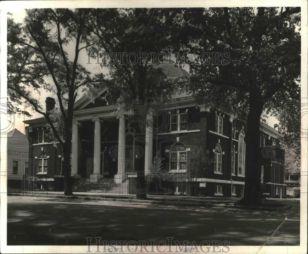 1954 Press Photo South Avondale Baptist Church in Birmingham, Alabama - Historic Images