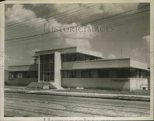 1950 Press Photo Alabama-Birmingham;s Ornamental Iron Company's building. - Historic Images