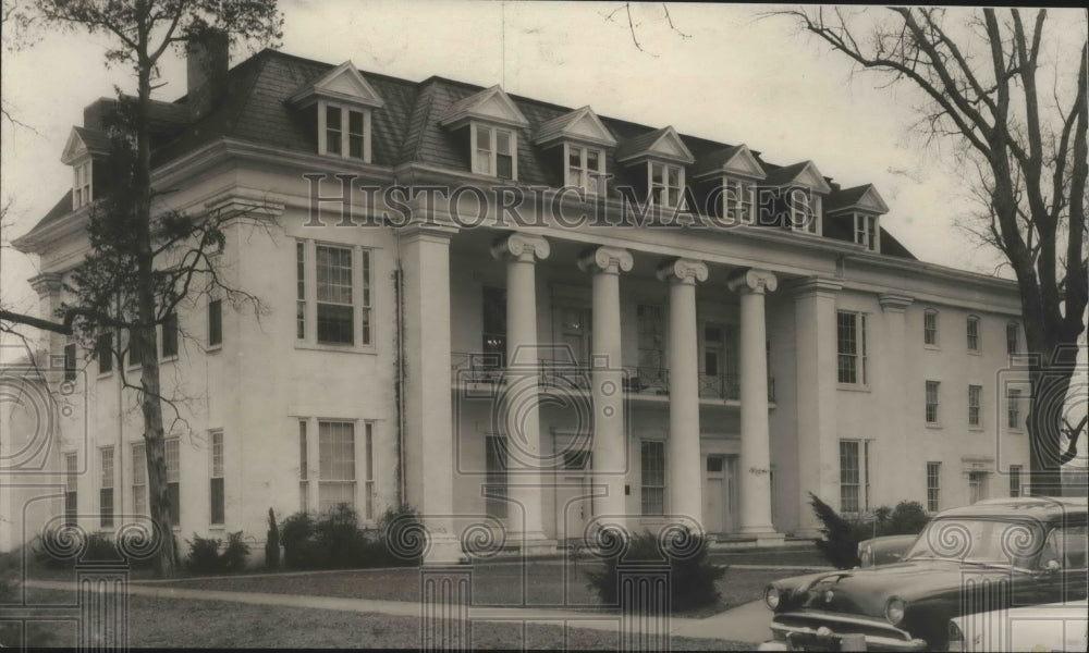 1957 Press Photo Alabama-Founders' Hall at Athens College. - abna08196 - Historic Images