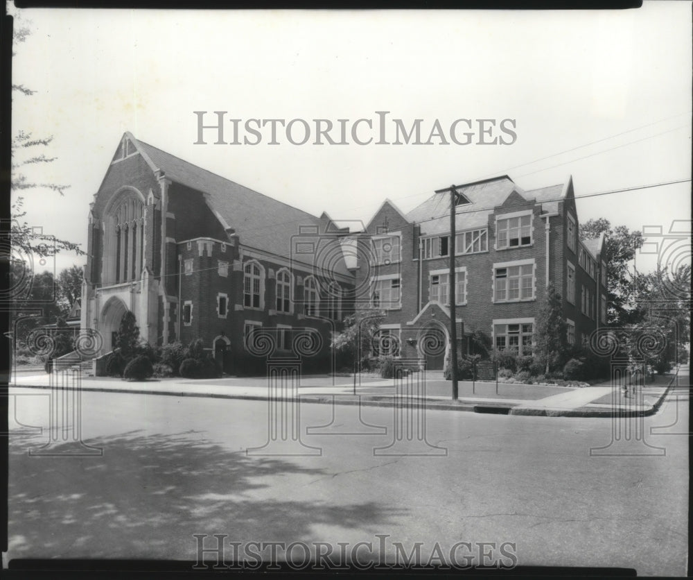 Press Photo Methodist Church in Avondale, Alabama - abna08216 - Historic Images