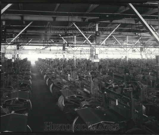 Press Photo Machinery at Avondale Mills in Sylacauga, Alabama - abna08218 - Historic Images