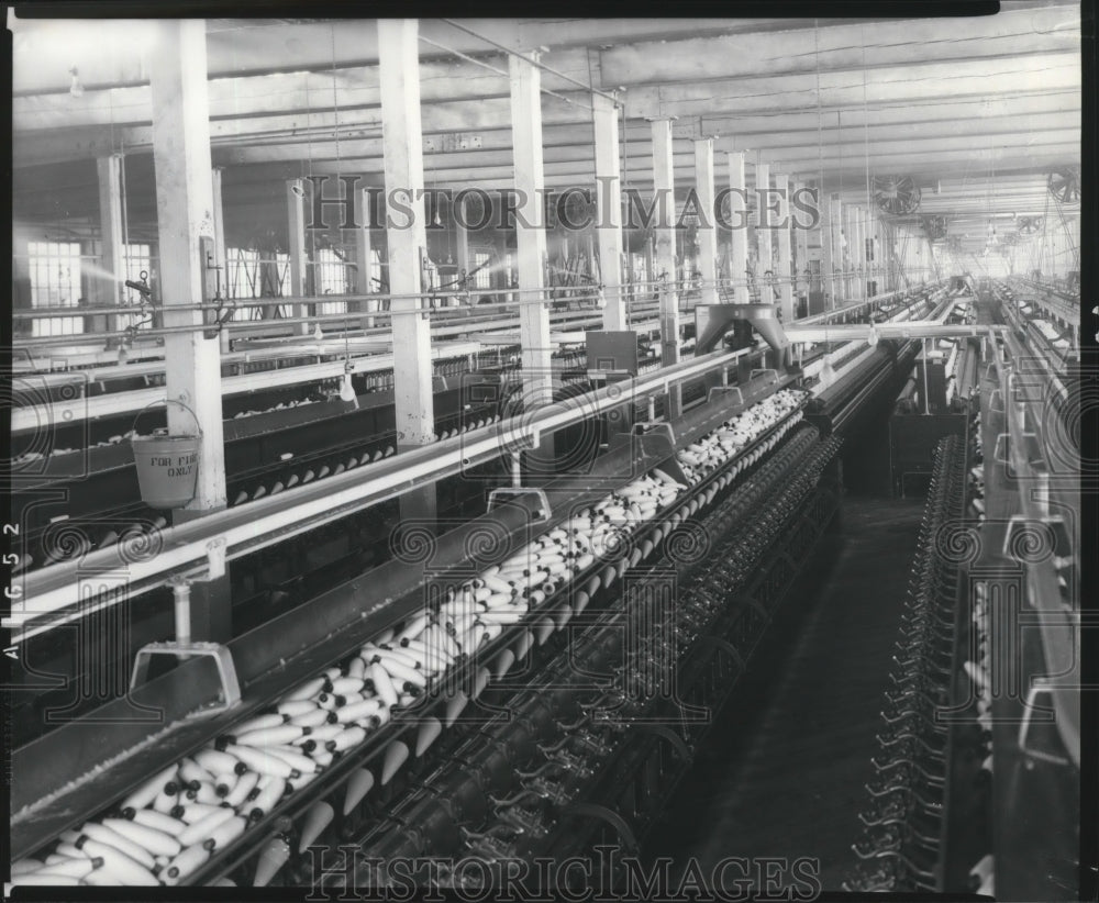 Press Photo Inside Avondale Mills at Sylacauga, Alabama - abna08219 - Historic Images