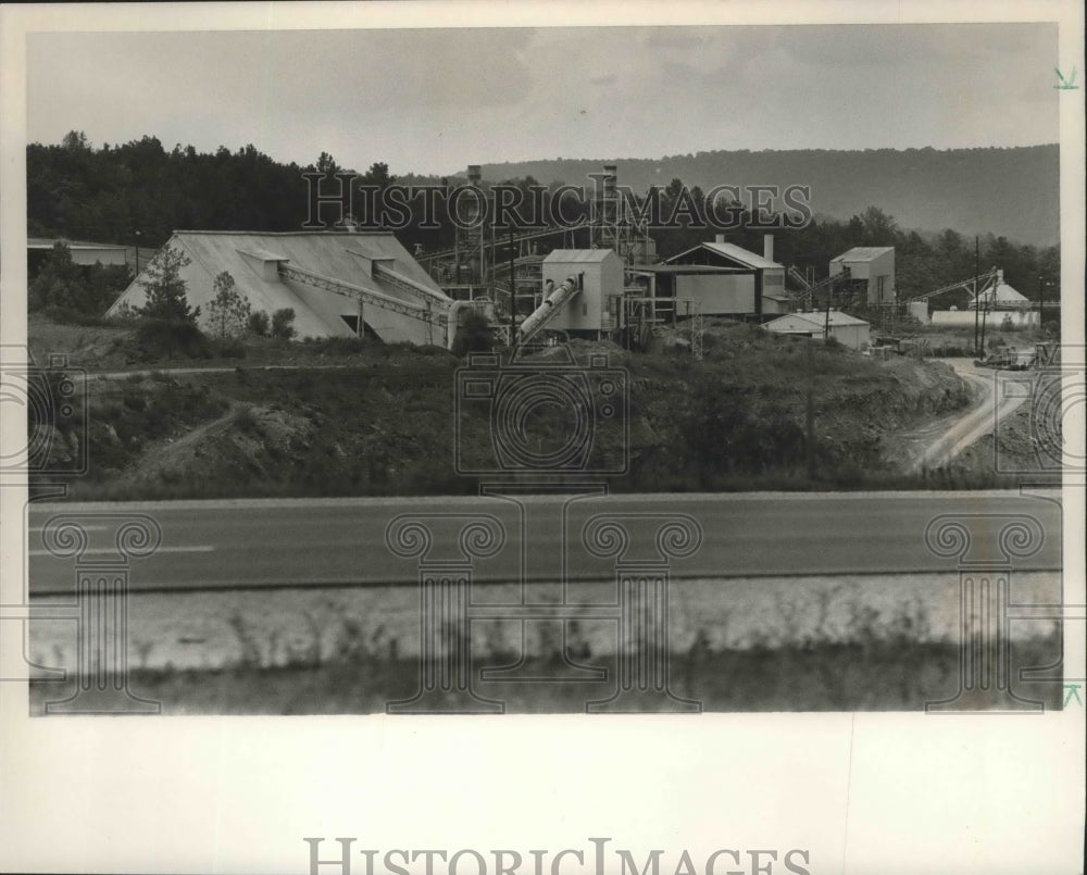 1987 Press Photo Alabama-Vulcan Materials plant in Birmingham - abna08300 - Historic Images