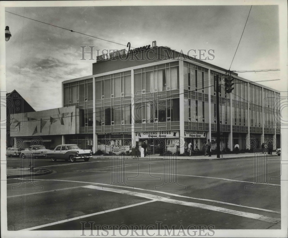 1962 Press Photo Alabama-Buildings in the city of Gaston. - abna08320 - Historic Images