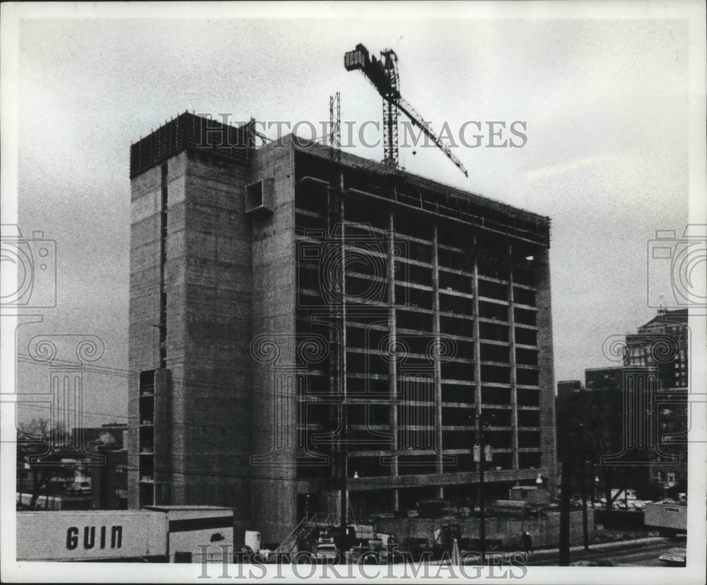 1973, New Kahler Plaza Hotel, Birmingham, Alabama, Under Construction - Historic Images