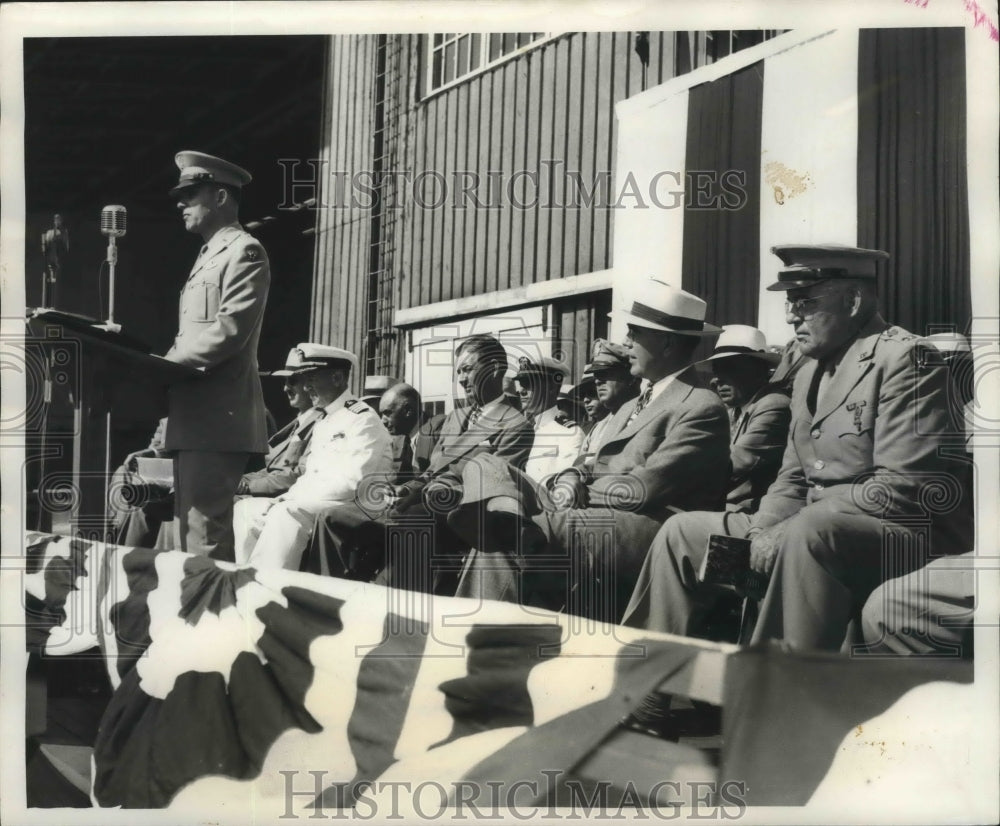 1944 Press Photo Alabama-Dignitaries at Bechtel, McCone, Parsons in Birmingham. - Historic Images