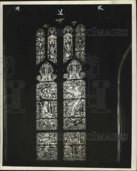 1946, Alabama-Birmingham's Independent Presbyterian Church window. - Historic Images