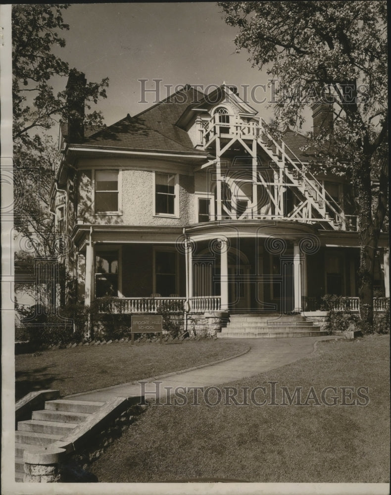 1950 Press Photo Alabama-Catholic Women&#39;s Club building in Birmingham. - Historic Images