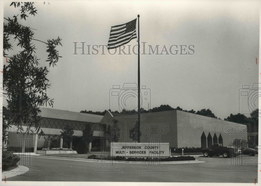 1990 Press Photo Alabama-Center Point Courthouse and Multi Service Facility. - Historic Images