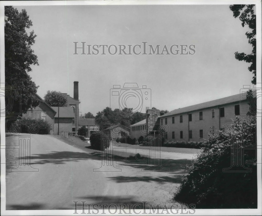 1961, St. Maurus Hall at St. Bernard College, Cullman, Alabama - Historic Images