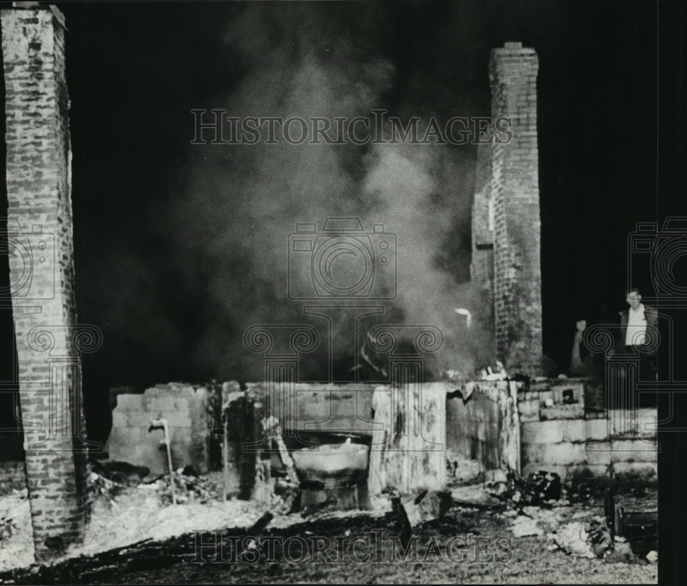 1980 Press Photo Alabama-Roper-Alphonso Brown and his wife Marie die in fire. - Historic Images