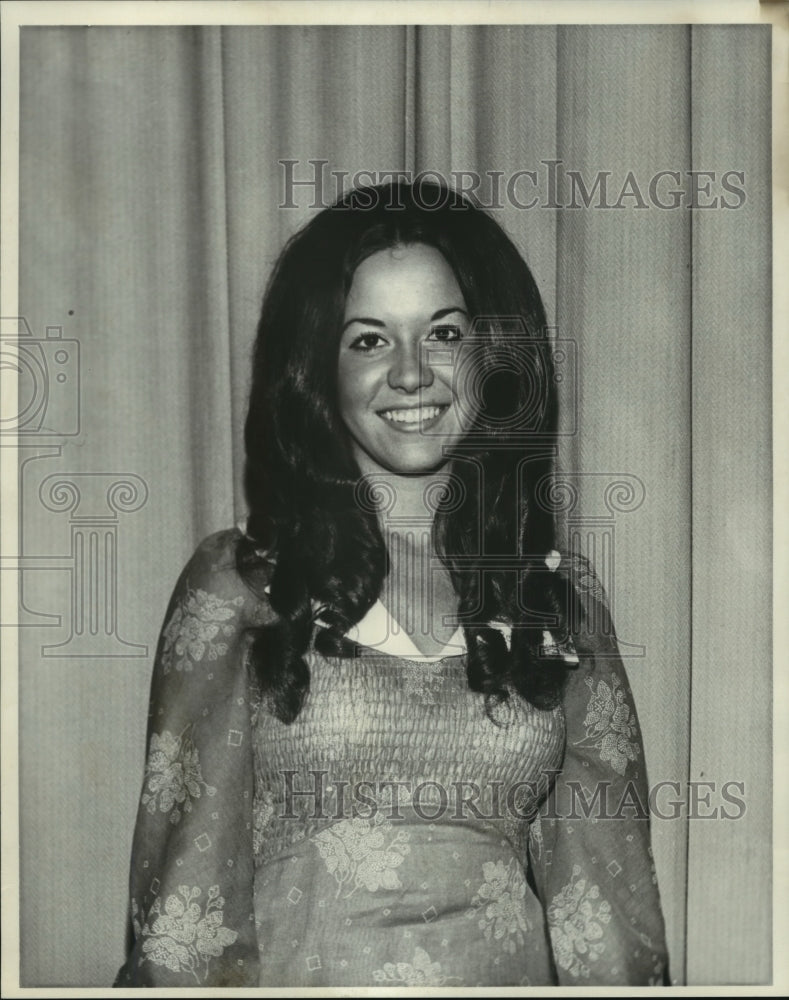 1974, Alabama-Maid of Cotton contestant, Beverly K. Gillian. - Historic Images