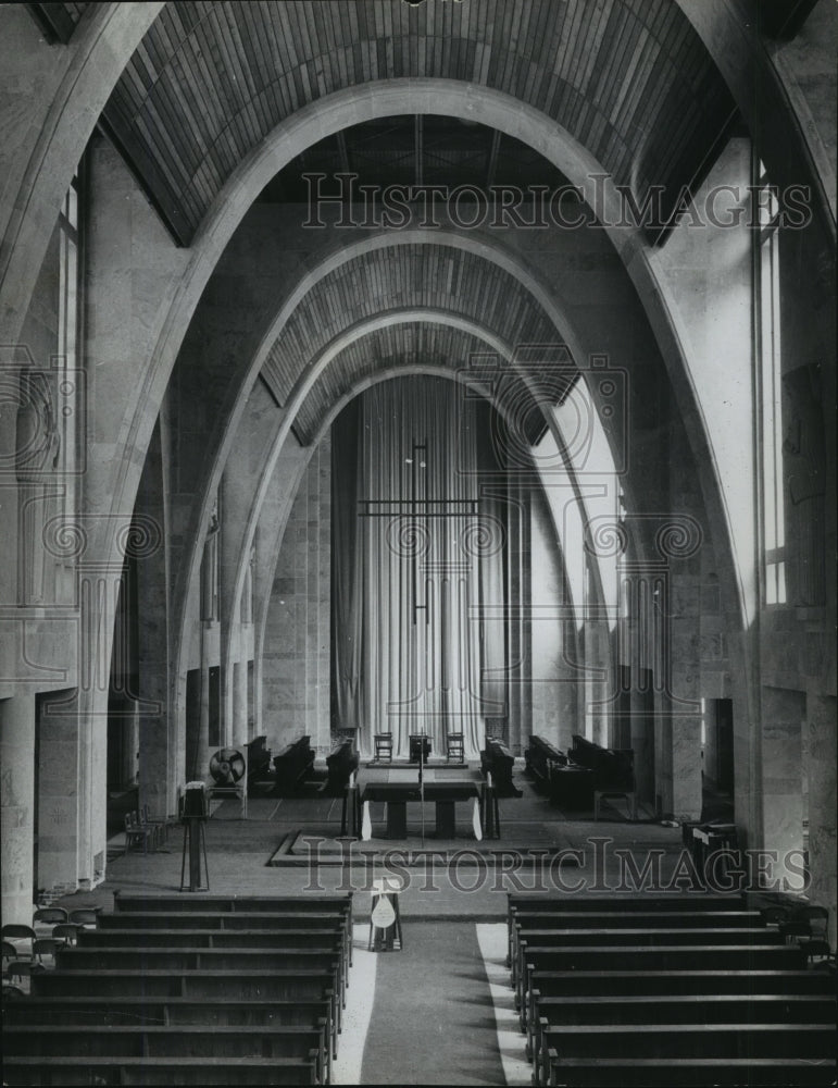 1964 Church Abbey at St. Bernard College, Cullman, Alabama-Historic Images