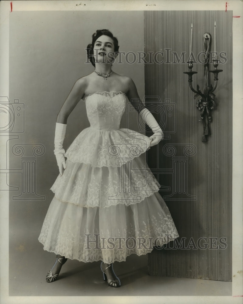 1953 Press Photo Selma Alabama National Maid of Cotton Alice Corr - abna09114- Historic Images