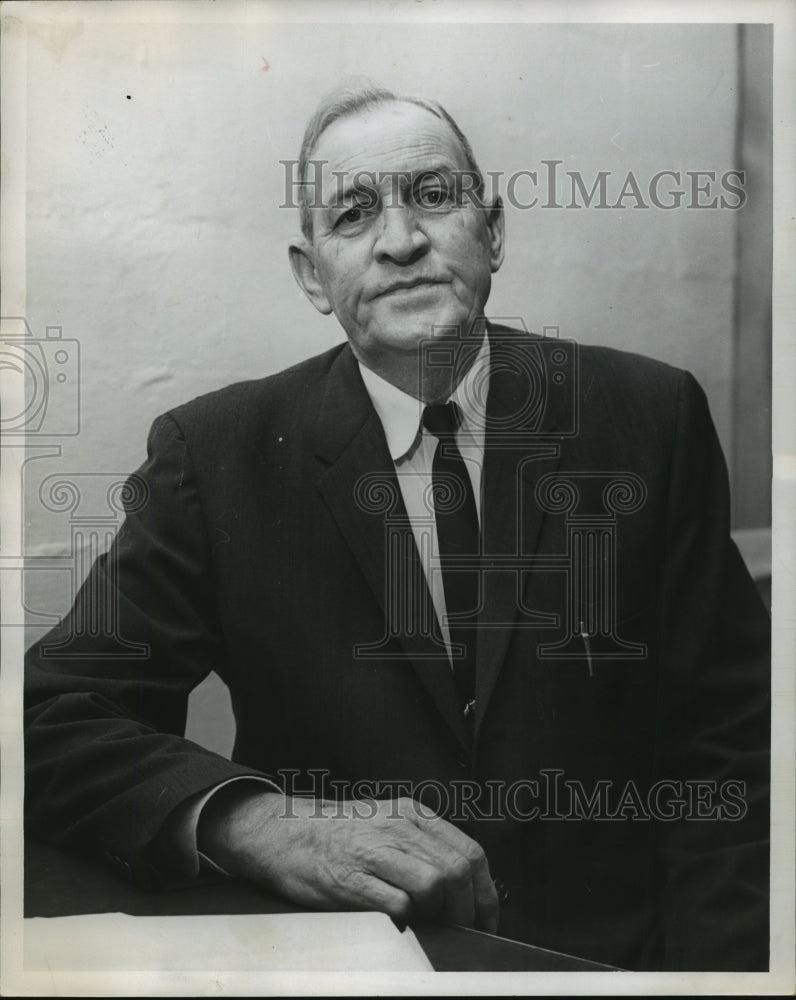 1965 Press Photo Mayor Ben A. Corum, Moulton, Alabama - abna09119 - Historic Images