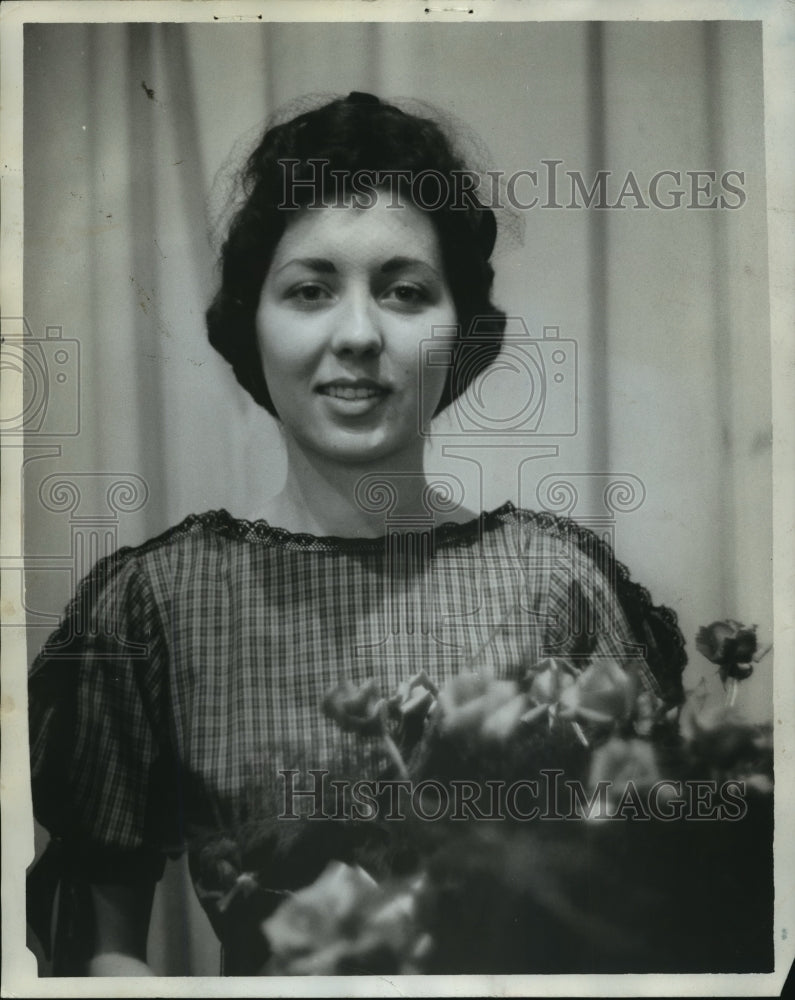 1961 Press Photo Alabama Maid of Cotton candidate, Charlotte Guthrie. - Historic Images