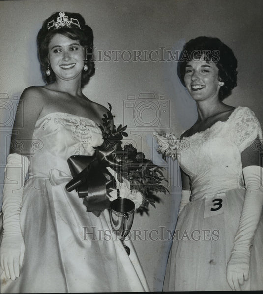 1962 Press Photo Alabama-Franklin's Maid of Cotton and first alternate.- Historic Images