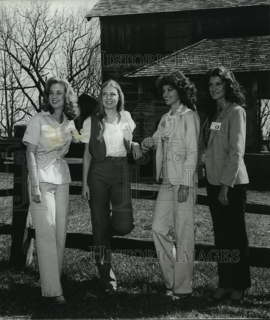 1979 Press Photo Alabama-Cotton Maids compete for state title in Huntsville. - Historic Images
