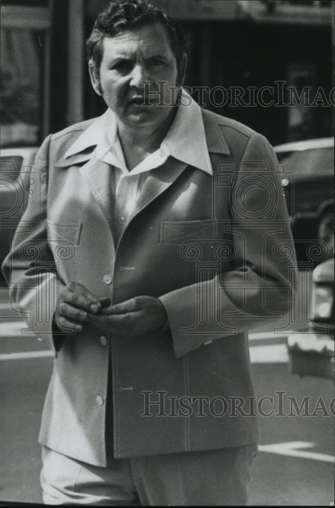 1975 Press Photo Gambler Sam Fiorella, Alabama - abna09343 - Historic Images