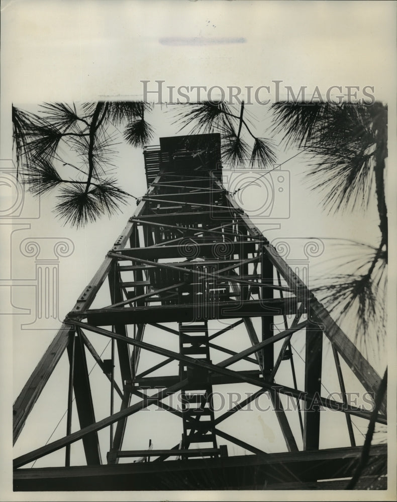 1964 Press Photo Alabama fire tower. - abna09360 - Historic Images