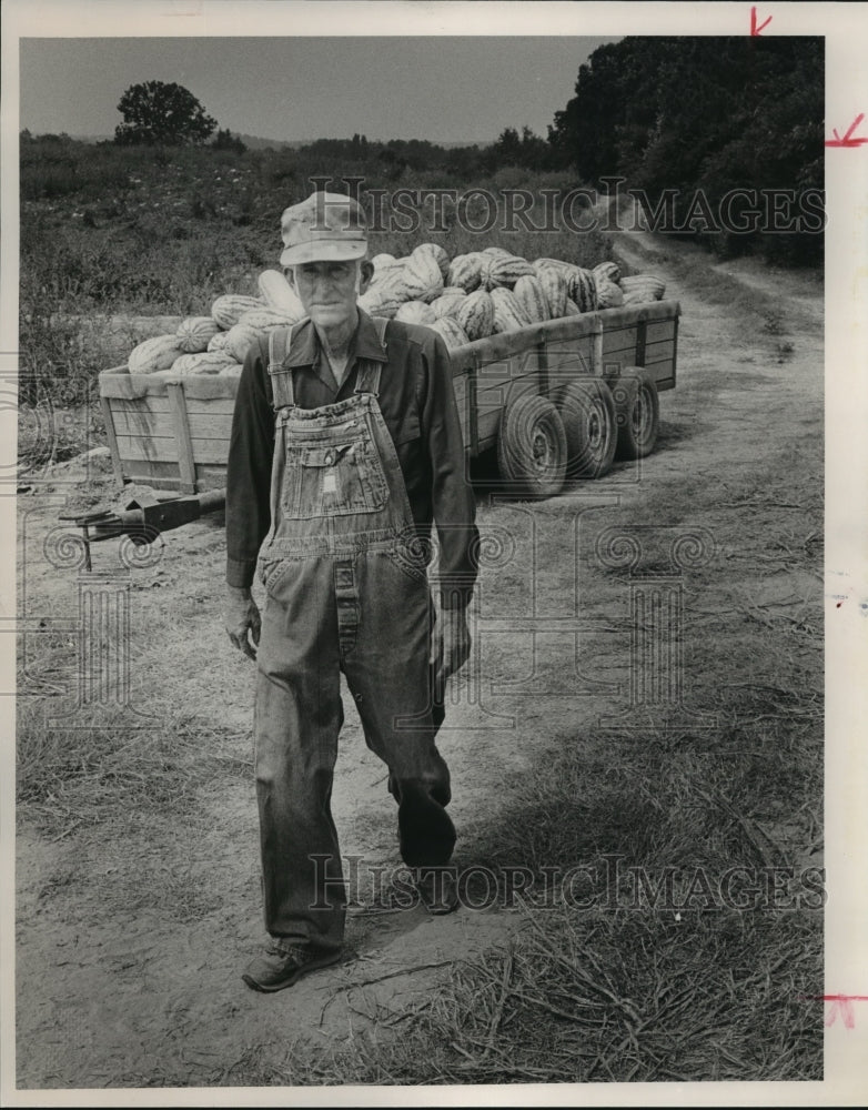 1988 Mertis Dingler, Blount County, Alabama Melon Farmer-Historic Images