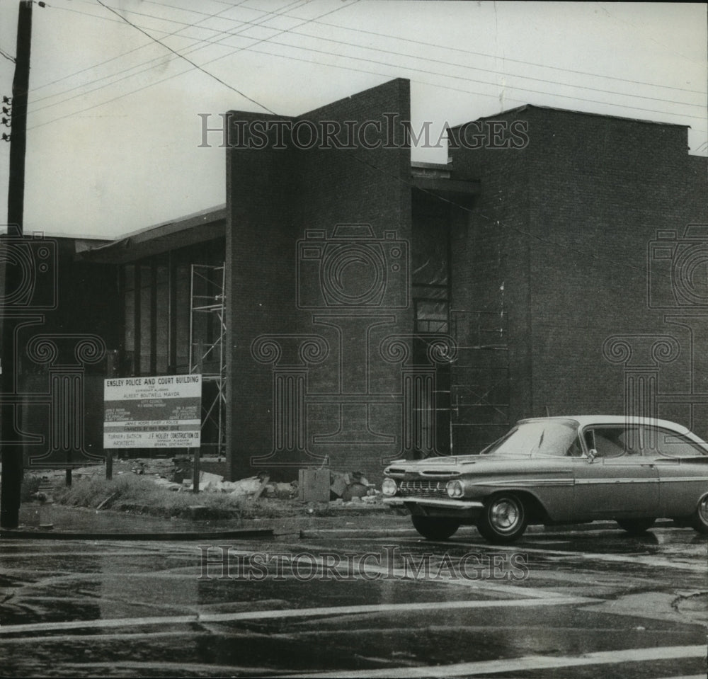 1967 Press Photo Alabama-Ensley police building work nears finish. - abna09508 - Historic Images