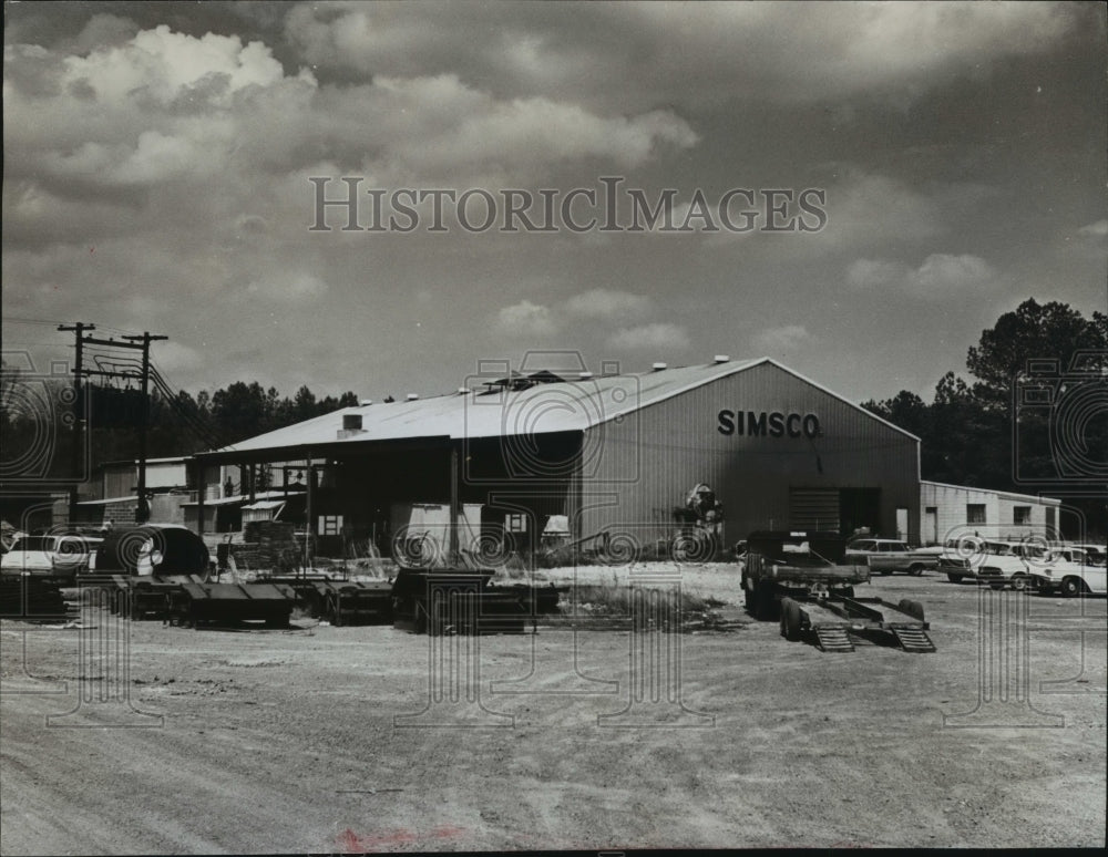 1969 Press Photo Alabama-Simsco was one of earlier industries at Columbiana park - Historic Images