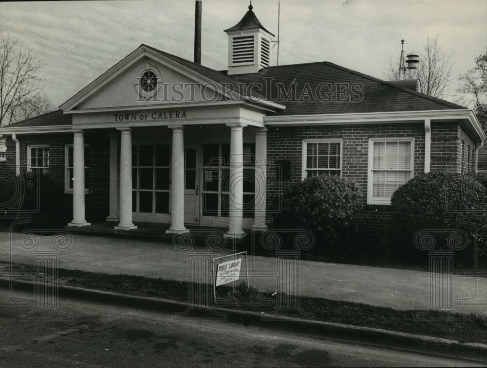 1964 Press Photo Alabama-Calera City Hall building, exterior. - abna09529 - Historic Images