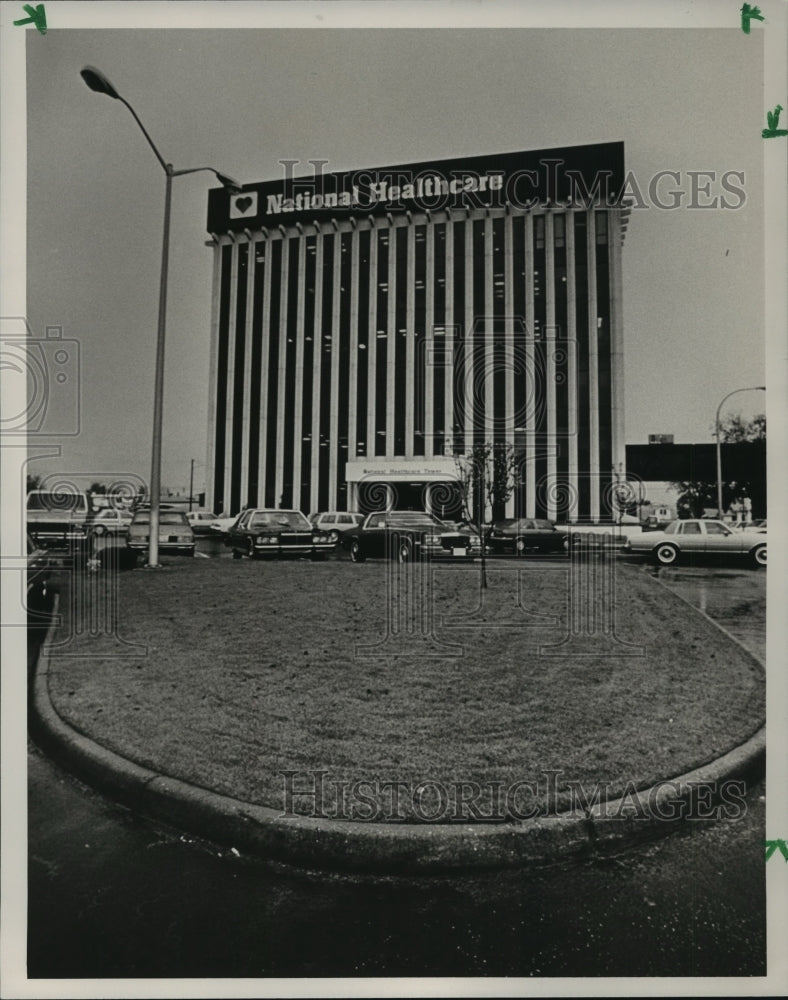 1987 Press Photo Alabama-National Healthcare building in Dothan. - abna09665 - Historic Images