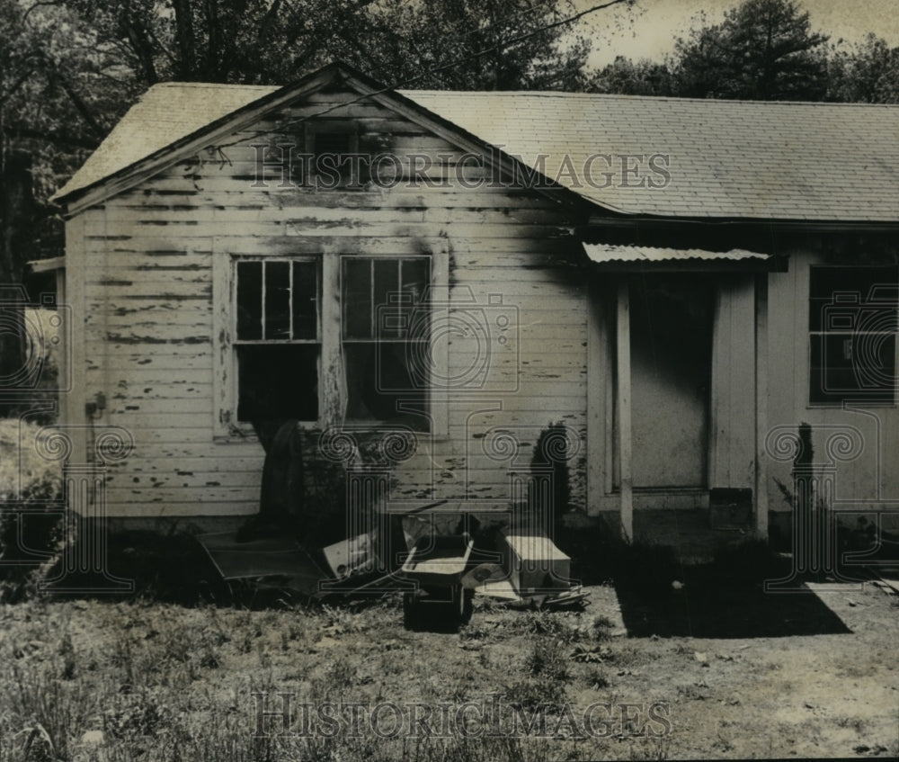 1978 Press Photo Alabama-Trussville home where youngsters died in the fire. - Historic Images