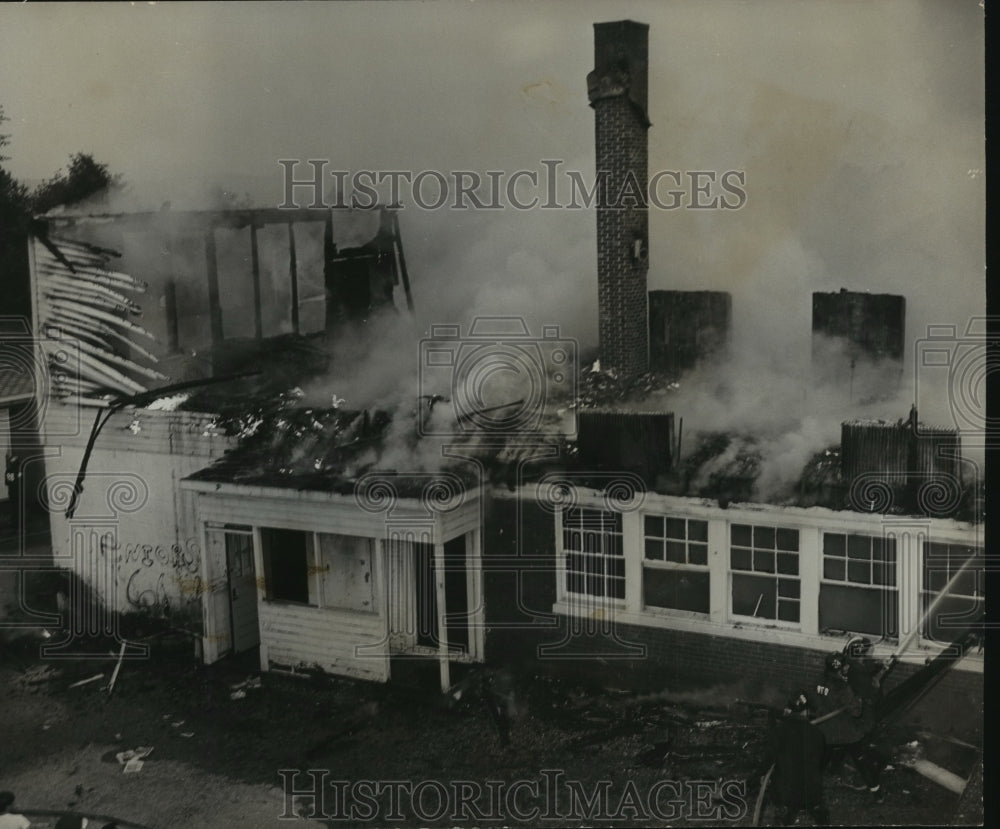 1972 Alabama-Arson suspected in Midfield school fire.-Historic Images