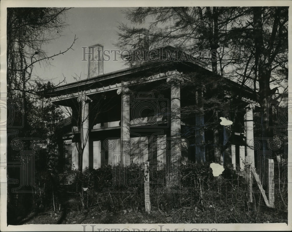 1953 Press Photo Alabama-Eutaw- "Kirkwood", home of Dr. and Mrs.H.A. Kirksey. - Historic Images
