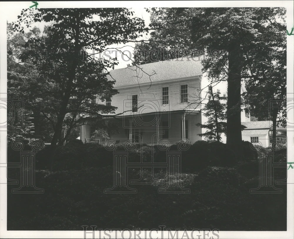 1991 Press Photo Alabama-Wheeler home in Decatur. - abna10170 - Historic Images