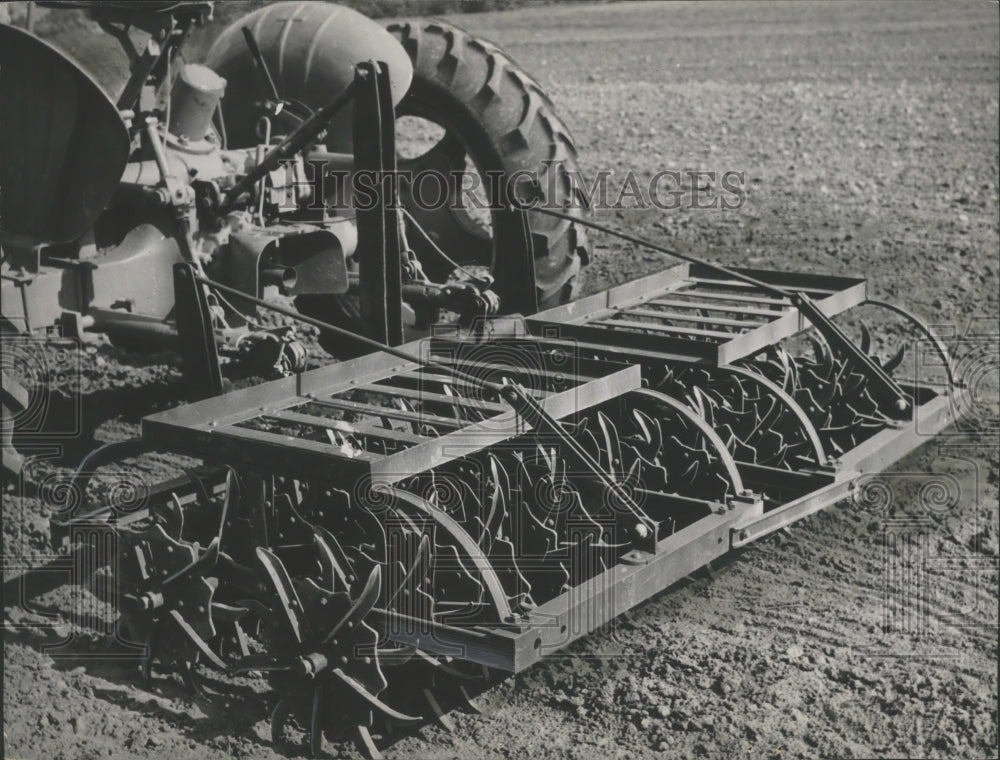 1951, Rotary Hoe Works on Field in Alabama - abna10292 - Historic Images