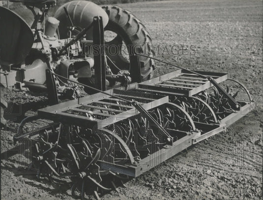 1951, Rotary Hoe Works on Field in Alabama - abna10292 - Historic Images