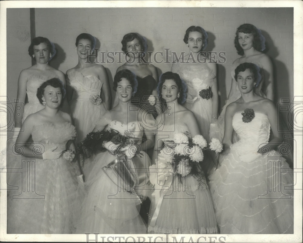 1957 Press Photo Alabama-Monroe County Maid of Cotton contestants. - abna10487 - Historic Images