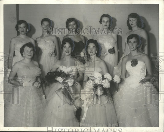 1957 Press Photo Alabama-Monroe County Maid of Cotton contestants. - abna10487 - Historic Images